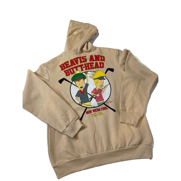 MTV Beavis and Butt-Head Pullover Hoodie Sweatshirt Adult Size Small NWOT - Picture 7 of 8
